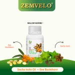 Zemvelo Sacha Inchi Oil + Sea Buckthorn Oil Complex Softgel