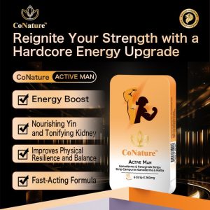 Conature Active Man Supplement | Ganoderma & Fenugreek | Energy Boost